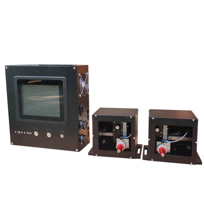 流水線一拖二氣動打標(biāo)機